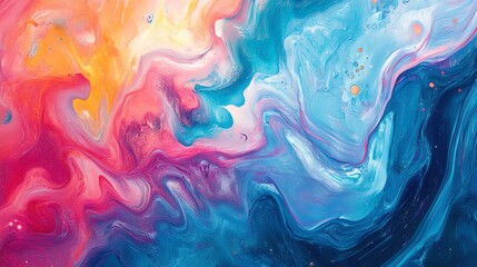 Fototapeta premium Abstract Swirls of Color