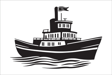 Fototapeta premium Stunning Ship Vector Silhouettes, Premium Ship Silhouette Vectors, Elegant Ship Vector Silhouettes, High-Quality Ship Silhouette Art, Beautiful Ship Vector Collection, Timeless Nautical Vector Art,