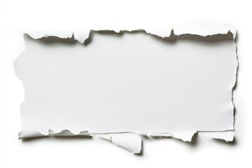 white paper ripped message torn note background piece
