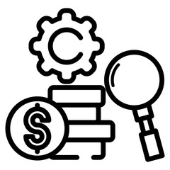 Money Search Icon