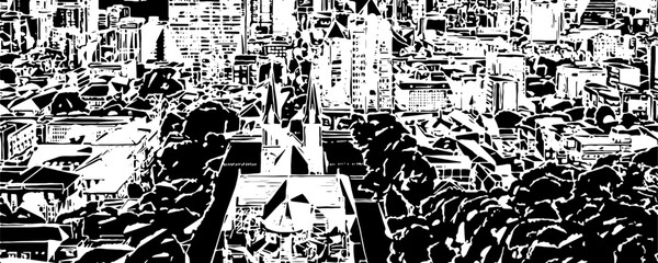 Elegant seamless pattern in black and white featuring captivating design elements. Ideal for invitations, cards, prints, gift wrap, textiles, fabrics, wallpapers, and manufacturing.