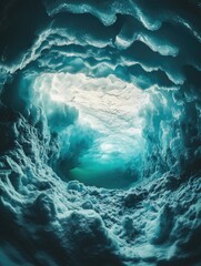 Fototapeta premium Underwater Ice Cave