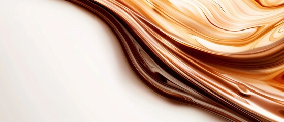  A tight shot of a brown-white background featuring undulating patterns atop and bottom edges