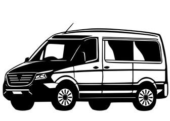 Minivan car fpr travel 
