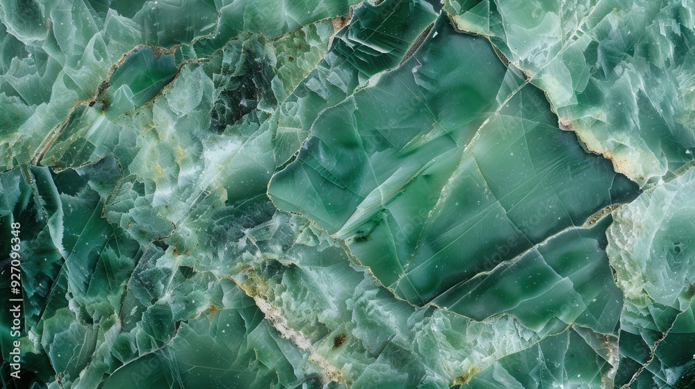 Poster the image shows a close-up view of green marble with a swirling pattern of light and dark green hues