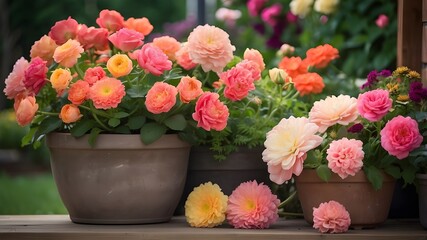 Outside Moms' Flowers