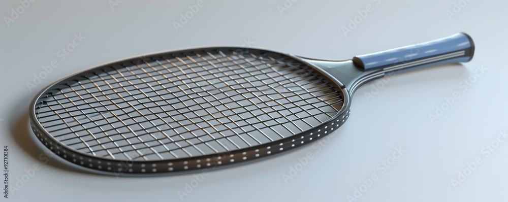 Wall mural a ping pong racket isolated on a white background