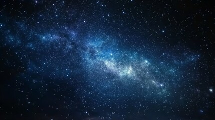 Obraz premium Night sky - Universe filled with stars, nebula and galaxy