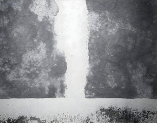 Obraz premium wall background.White background on cement floor texture, displaying old vintage grunge design with weathered concrete patterns.