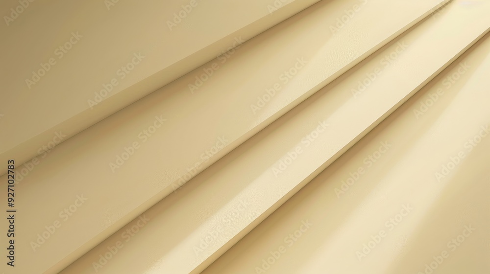 Poster The image shows a cream-colored surface with four diagonal lines running across it. The lines are parallel to each other and create a sense of depth and perspective.