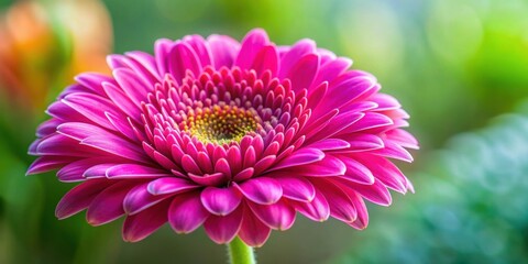 Fototapeta premium Close up of a vibrant pink flower, floral, nature, blossom, close-up, petals, vibrant, colorful, beautiful, botany, blooming