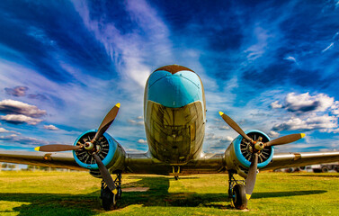 Propeller-driven aircraft 