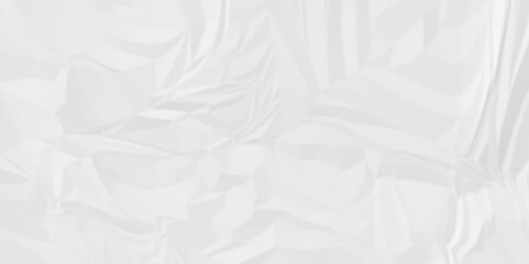 Empty Old paper craft Close up texture of white cardboard crumple on a creased recycle white craft paper texture background. grunge wrinkle old paper.	
