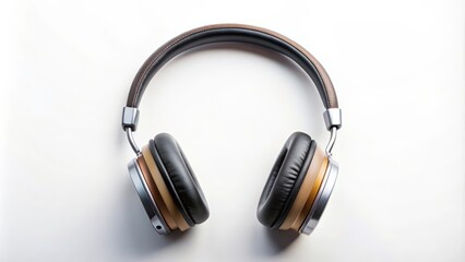 Fototapeta premium Headphones on white background, music, sound, technology, audio, isolated, equipment, earphones, headset, accessory
