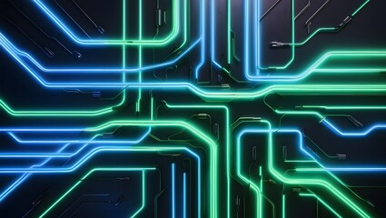 abstract technology background with lines