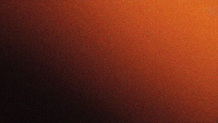 Grainy gradient background orange brown abstract glowing color wave black dark backdrop noise texture banner poster header design