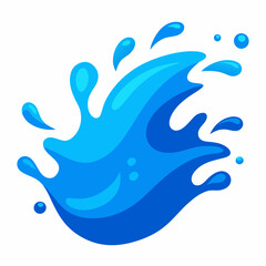 blue water splash