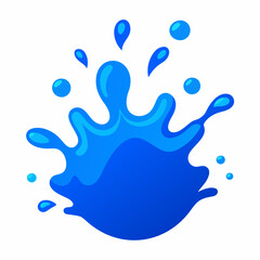 blue splash