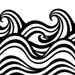 Obraz premium black and white abstract background