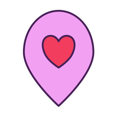 Charity event day icon sets