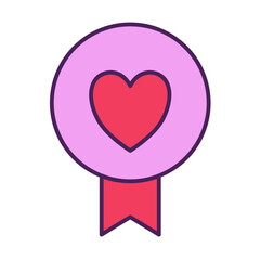 Charity event day icon sets