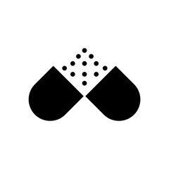 Pill, capsule icon