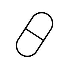 capsule isolated on white