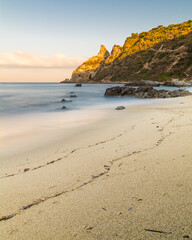 Capo Vaticano, Calabria 
beach at sunset