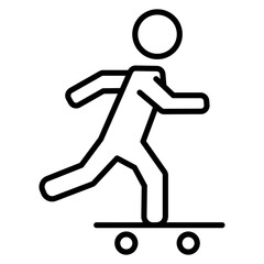 Skateboarding Icon