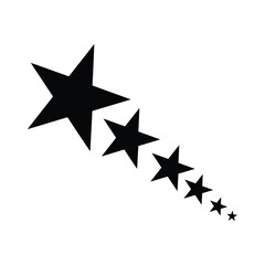 Obraz premium Sparkling Stars, Sparkle silhouette, Star clipart, Sparkle vector illustration