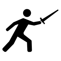 Fencing Sword Icon