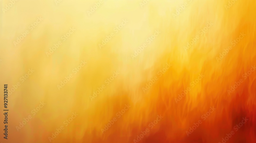 Poster a digital painting of a blurry, abstract background with vertical lines of yellow, orange, and red h