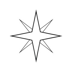 Fototapeta premium Sparkling Stars, Sparkle silhouette, Star clipart, Sparkle vector illustration