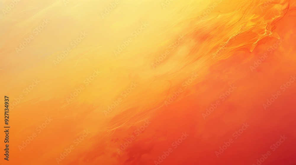 Fototapete This is a gradient background image with shades of orange and yellow. The image is abstract and can be used for various purposes. It features a light yellow at the top fading into a darker orange at t