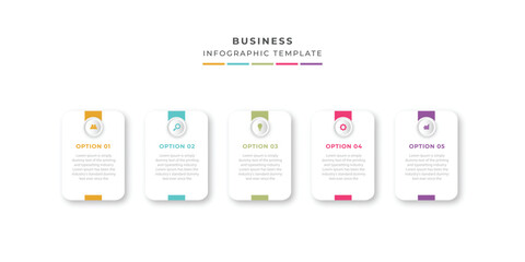 Presentation business infographic template