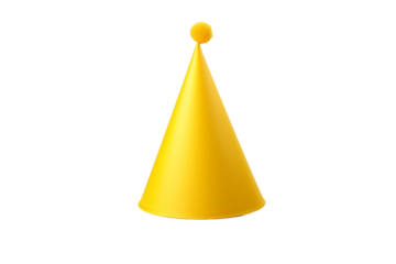 Party hat on white background