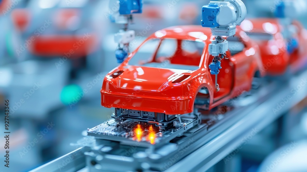 Poster robotic manufacturing quality assurance, exploring advanced techniques for maintaining high standard