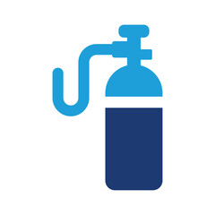 Oxygen bottle icon