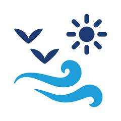 Naklejka premium Fresh air icon