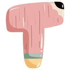 Pink Pencil Alphabet