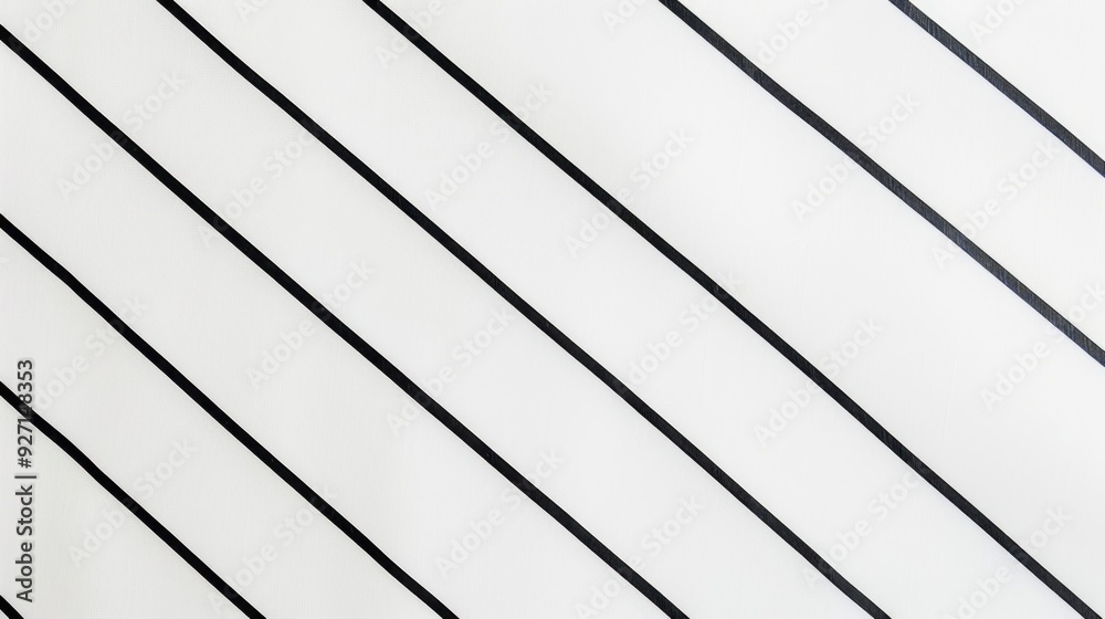 Poster A close-up shot of a white surface with diagonal black lines running across it.
