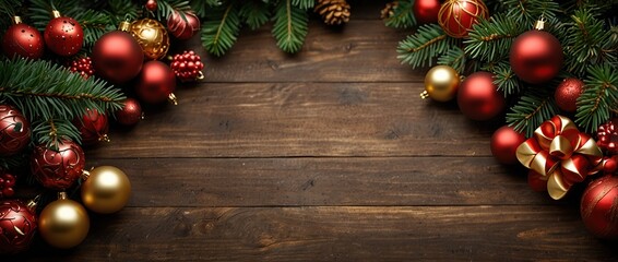Christmas table background