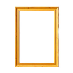 A simple wooden frame with a clean black background. Perfect for adding your own artwork or photos.