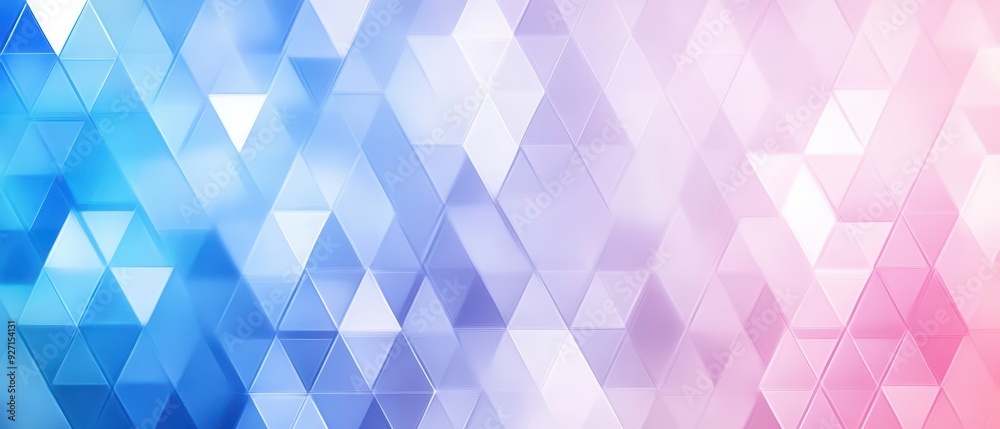 Aufkleber abstract geometric background with colorful hexagonal shapes in shades of blue, purple, and pink. pe