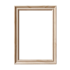 Obraz premium A simple wooden frame with a black background, perfect for showcasing your art or photos.