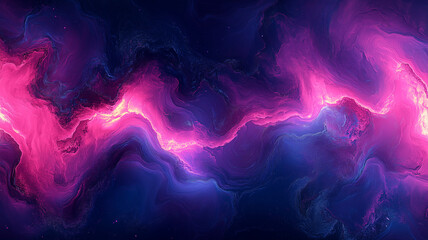 Fototapeta premium Stellar Flow, space energy, light stream, cosmic river, electric waves, vibrant colors, nebula effect, futuristic design