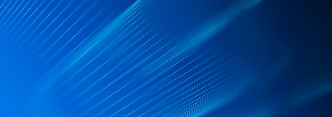 Fototapeta premium Beautiful curved wave on a dark background. Digital technology background. Concept of network. 3D