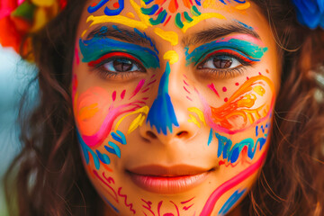 Obraz premium Hispanic Heritage Month, celebrating festival portrait