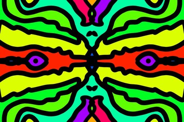 Abstract background, art, abstract colorful background, background, abstract background with wing, people, fairy, line, monster, fantasy, body, eyes, face, abstact, green