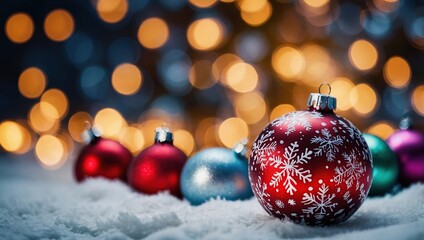 Fototapeta premium Christmas doodles background